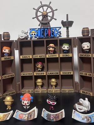 One Piece Kinder Joy figure display stand