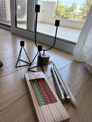Candlesticks and candles new