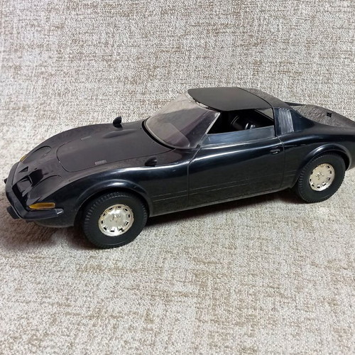 Knight Rider KITT Opel GT KIBI vintage 80s toy car new without box black plastic rare