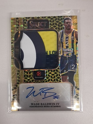 Panini Select Euroleague Wade Baldwin Prime Selections Signatures /10 Patch auto καινούργιο