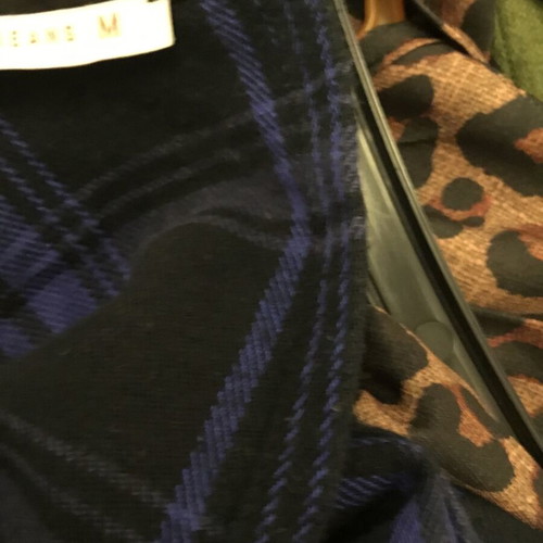 BSB checked dress new, size M, black and blue