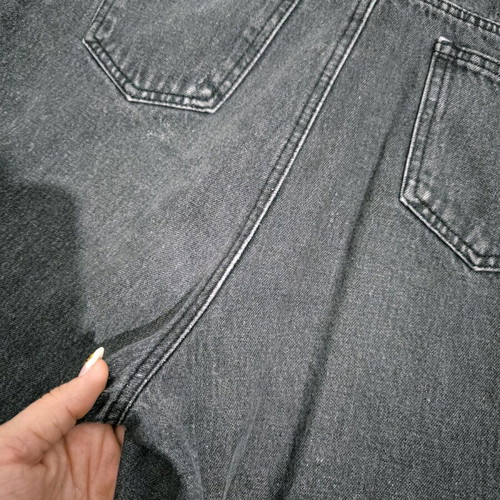 Black high-waisted mum jeans owtwo fashion like new, size 36