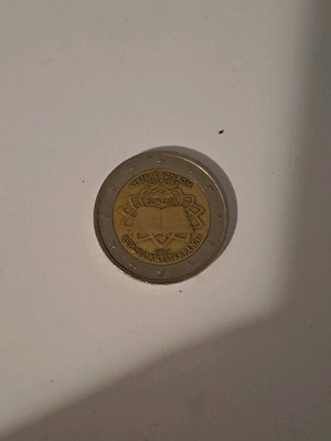 Commemorative 2 € coin used, 50 years Treaty of Rome (Austria)