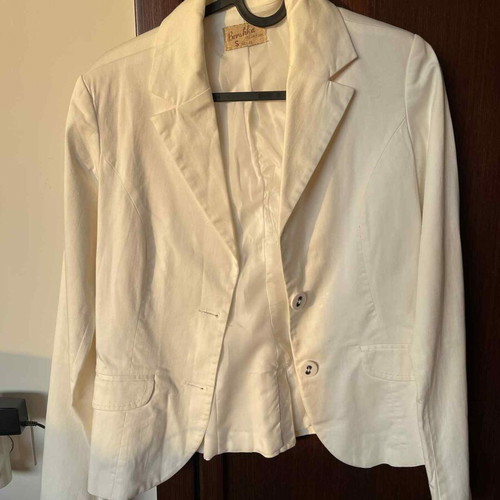 White Fitted Jacket Like New