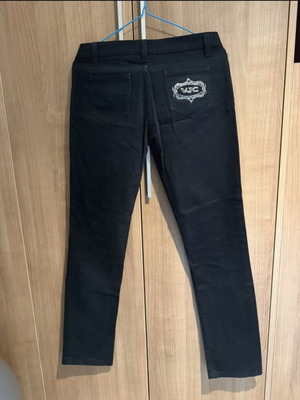Дънки Versace черни права кройка като нови, размер M 38 10
