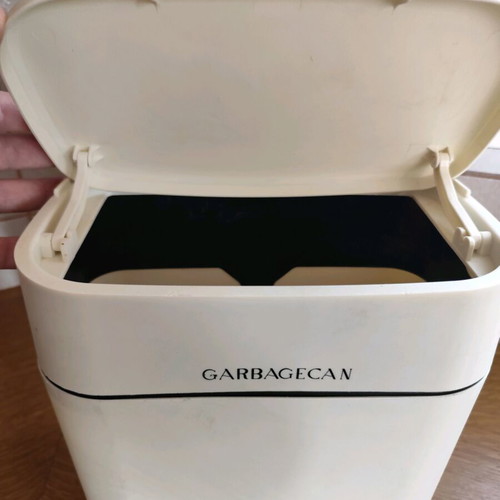 Kitchen hanging garbage can 9L used with lid for counter or cabinet
