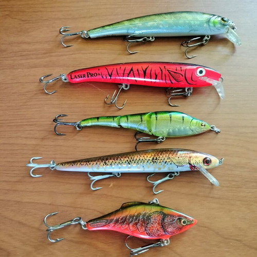 Artificial lures used with various models