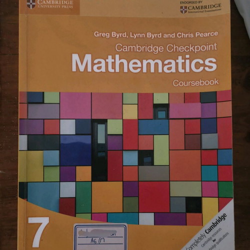 Cambridge Checkpoint Mathematics Coursebook 7 used