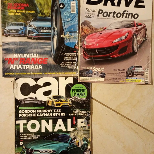 Motorsport magazines used, pack of 3 issues