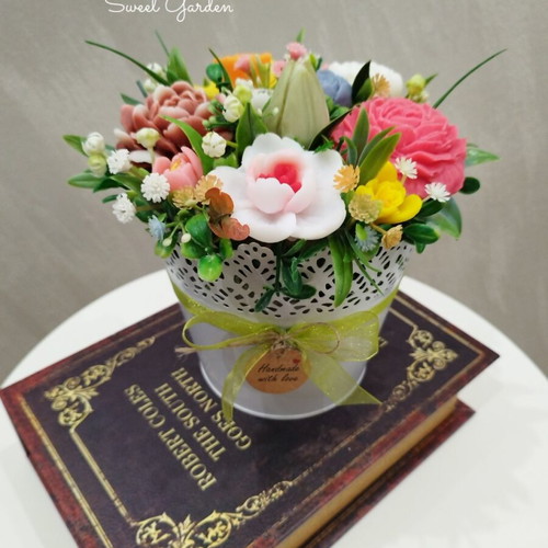 Scented soap flowers new