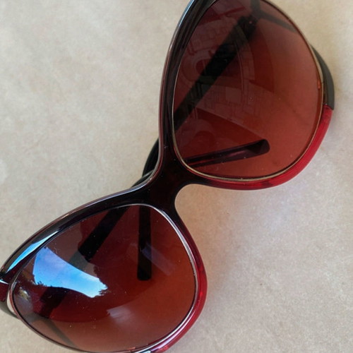Valentino women's sunglasses used, burgundy