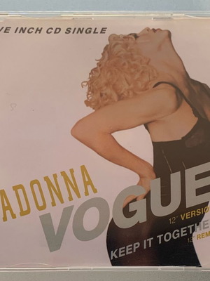 Madonna Vogue German 2-trk silver CD single μεταχειρισμένο