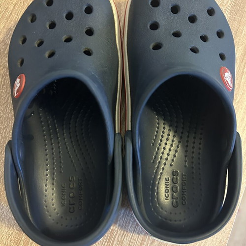 Crocs kids clogs used, dark blue size 27-28