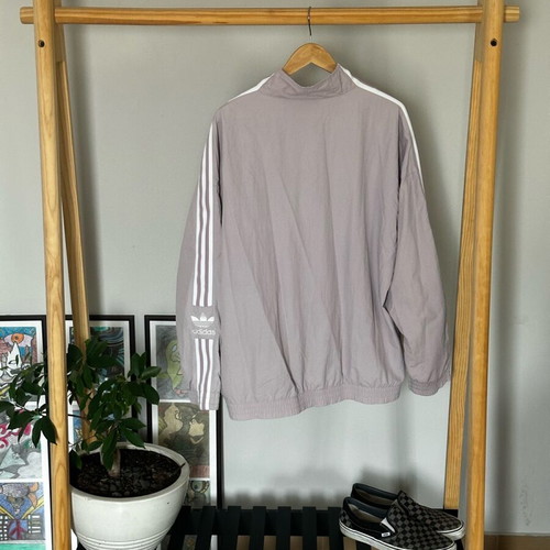 Adidas windproof unisex jacket XL like new, purple