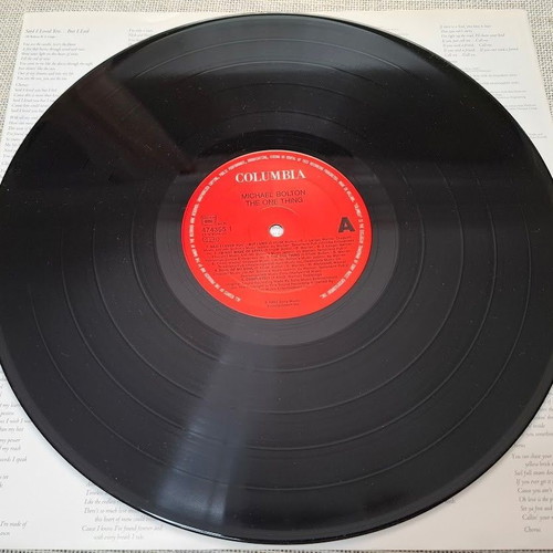 Michael Bolton The One Thing LP like new, rock