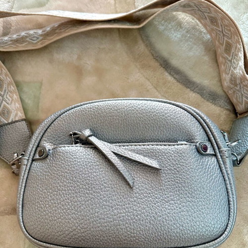 Women's bag set with silver wallet new