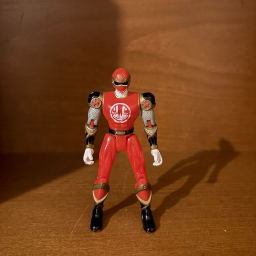 Power Rangers Ninja Storm Red Wind Ranger action figure Bandai 2002