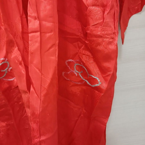 Golden Dragon red kimono size S like new, 100% rayon
