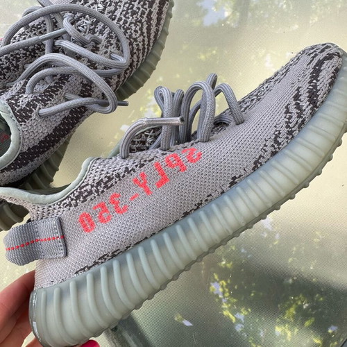 Yeezy SPLY-350 Adidas casual shoes like new, size 38.5, grey