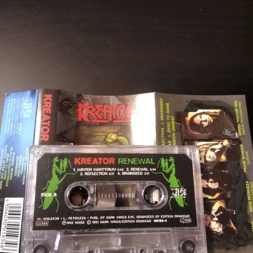 Kreator Renewal cassette tape like new, metal