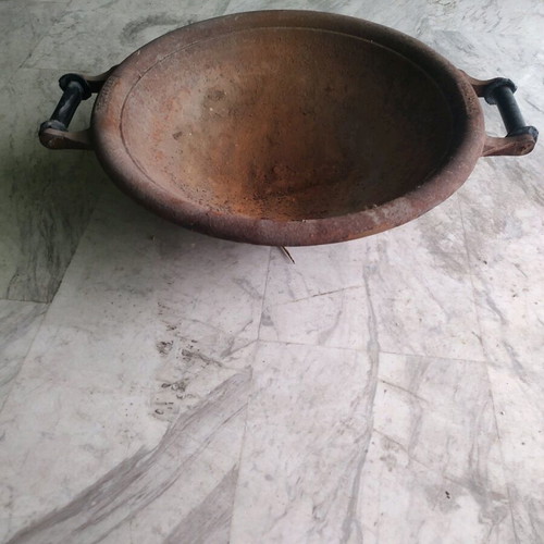 Cast iron sink basin used 50 kg with handles