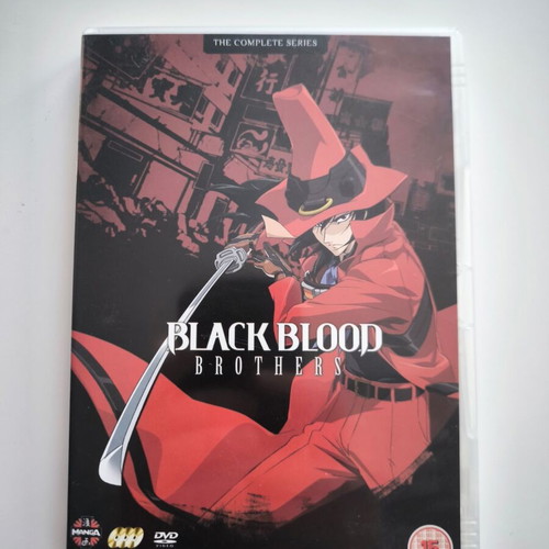 Black Blood Brothers Complete Series DVD like new, dubbed animation