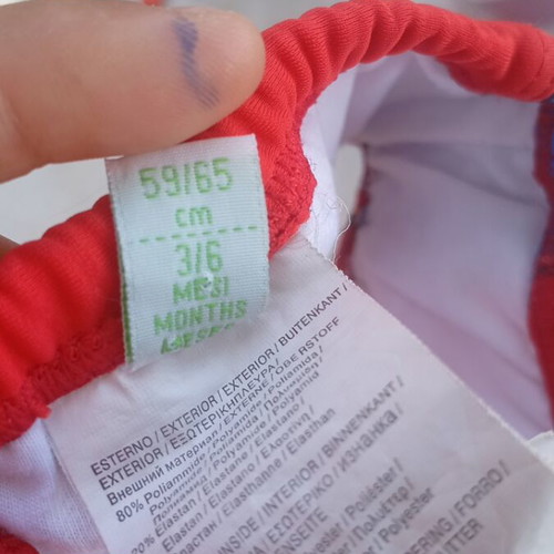 Baby swimsuit prenatal like new, size 3 to 6 months