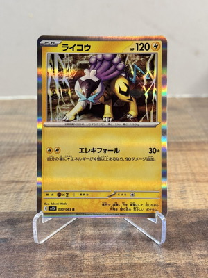 Pokemon Raikou Holo 030/063 R Mega Symphonia card near mint