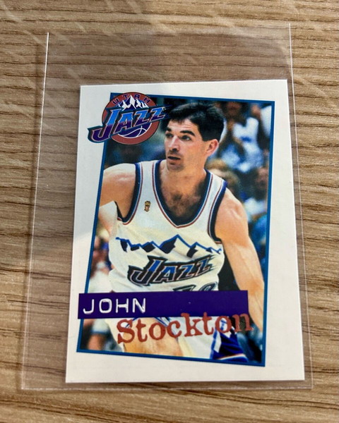 Αυτοκόλλητο John Stockton Utah Jazz NBA Basketball Panini 1998-99