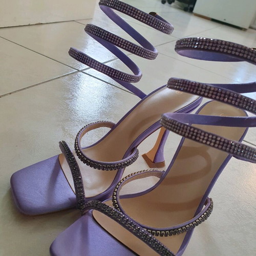 Mia sandals new, purple, size 37