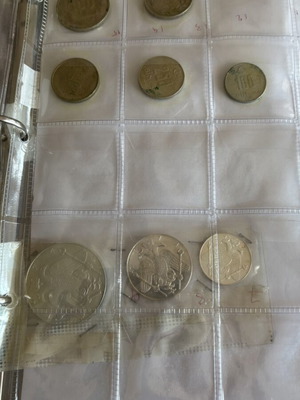 Coin collection used, part of collection