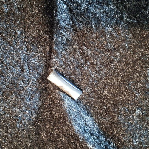 Badoo fashion luxury coat, size 6XL, grey