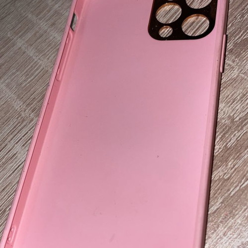 iPhone 12pro case pink with gold details new