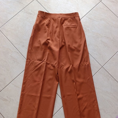 Trousers size XL new, brown and orange
