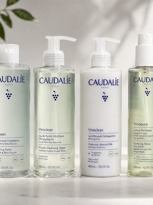 Caudalie Vinoclean & Vinopure skincare set, 1400ml