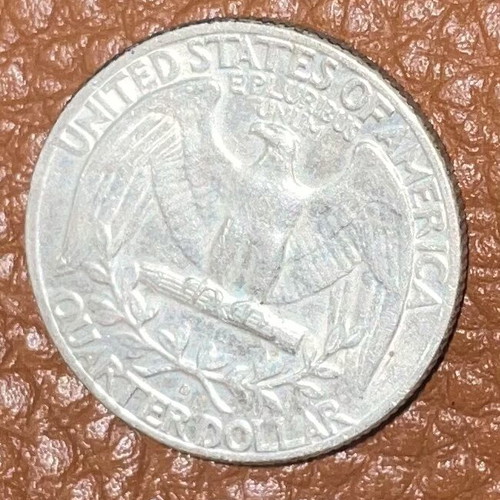 1964 Rare Quarter Dollar με σφραγίδα D σαν καινούργιο, ασήμι