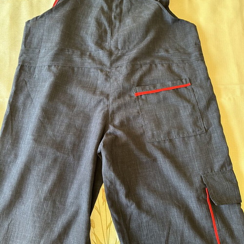 Summer work overalls new with red accents size 56/3XL