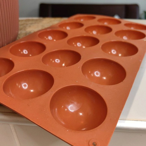 3D mold for chocolate products new, silicone spheres