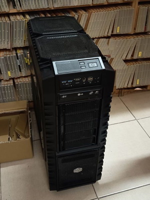 Cooler Master HAF X full-tower PC case with Corsair TX650 V2 PSU and LG DVD/CD Rewriter