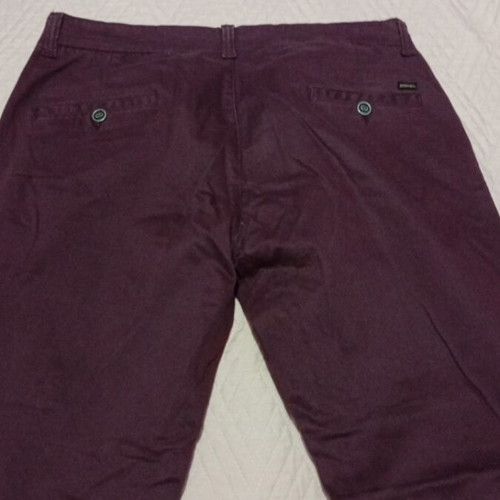 Men's pants like new, burgundy, size S with pockets