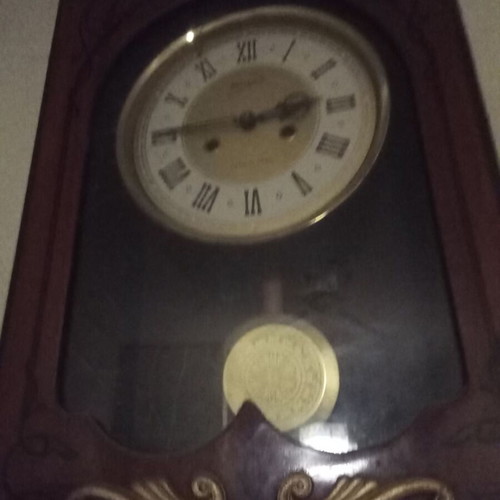 Vintage Russian wall clock used, analog