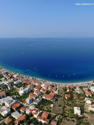 Land 525 m² in Melissi Xylokastro with unlimited sea view