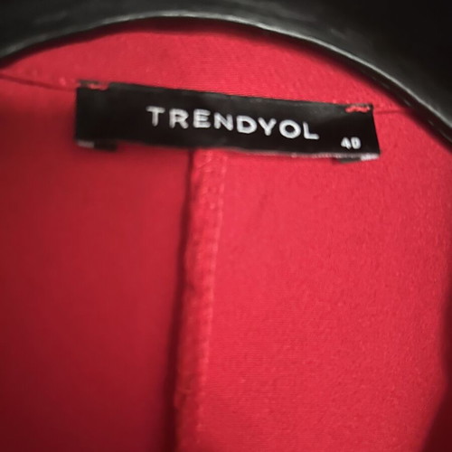 Trendyol bright red sleeveless jumpsuit, size 40