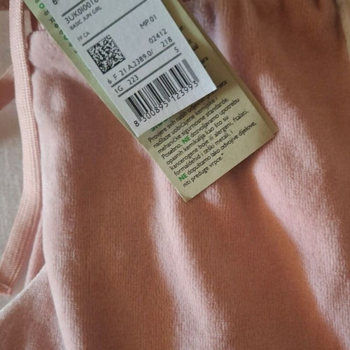 Benetton velour tracksuit for girls new with tags, pink, size S