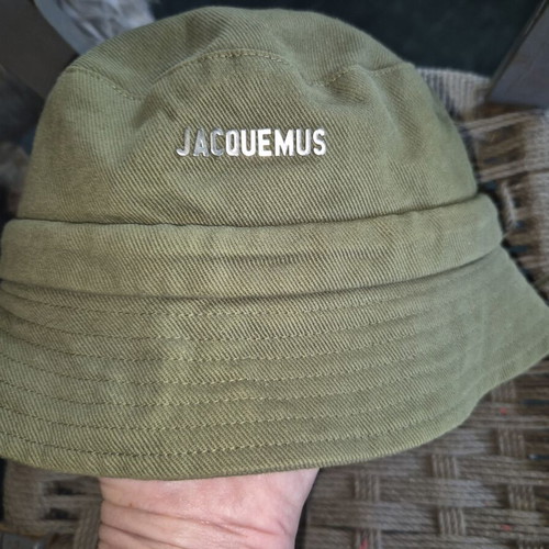 Jacquemus bucket hat size 60, olive