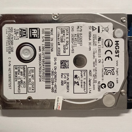 Hard drive 2.5 inch 500 GB