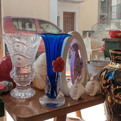 Vintage vase in Murano style, Italian made, like new