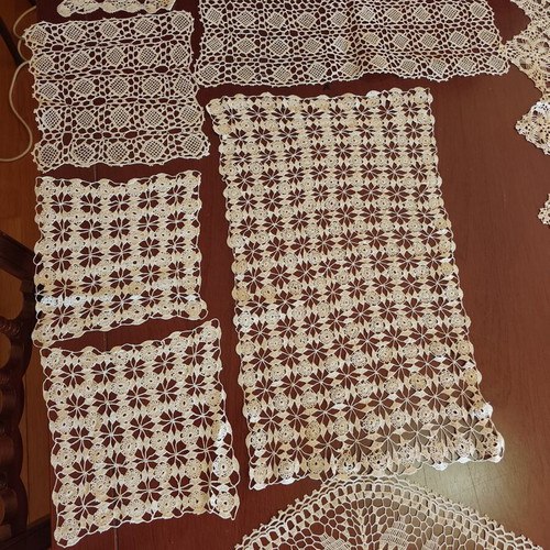 Handmade knitted set like new