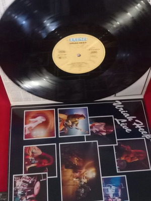 Uriah Heep Live διπλός δίσκος βινυλίου 1973, ροκ