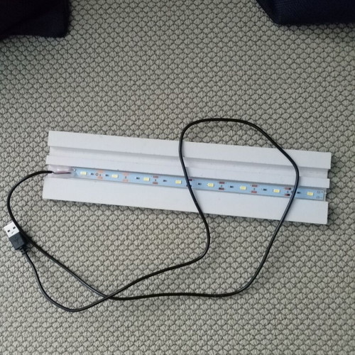 Table lamp new with USB cable and LED, wooden ceiling light